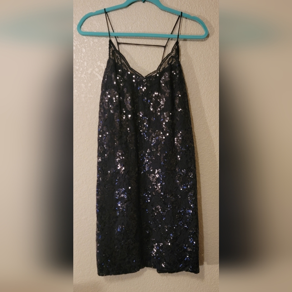 Forever 21 Black Sequin Mini Dress